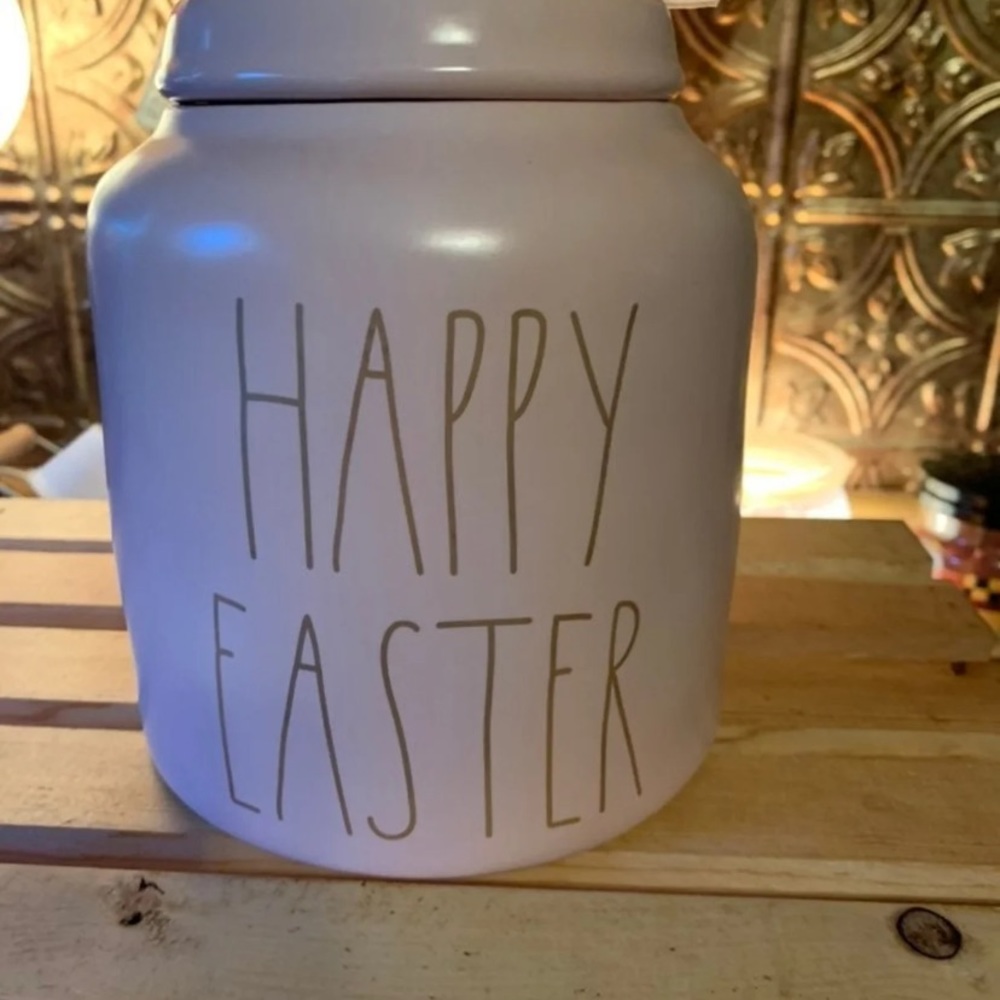 Rae Dunn Pink Canister